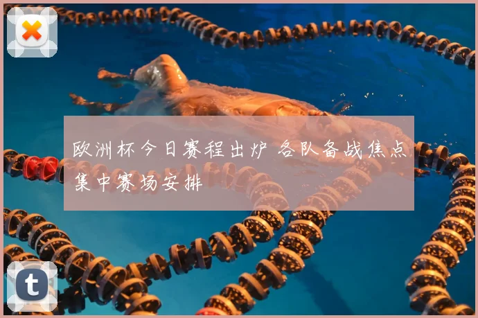 欧洲杯今日赛程出炉 各队备战焦点集中赛场安排
